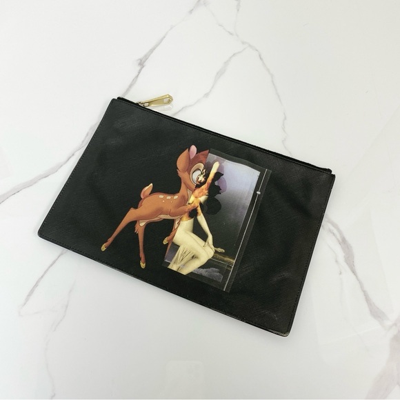 Givenchy Handbags - Givenchy Bambi Print Textured Medium Black